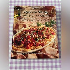 Prevention's Low-Fat Cooking Cookbook Featuring pasta and Othe Italian Favorites